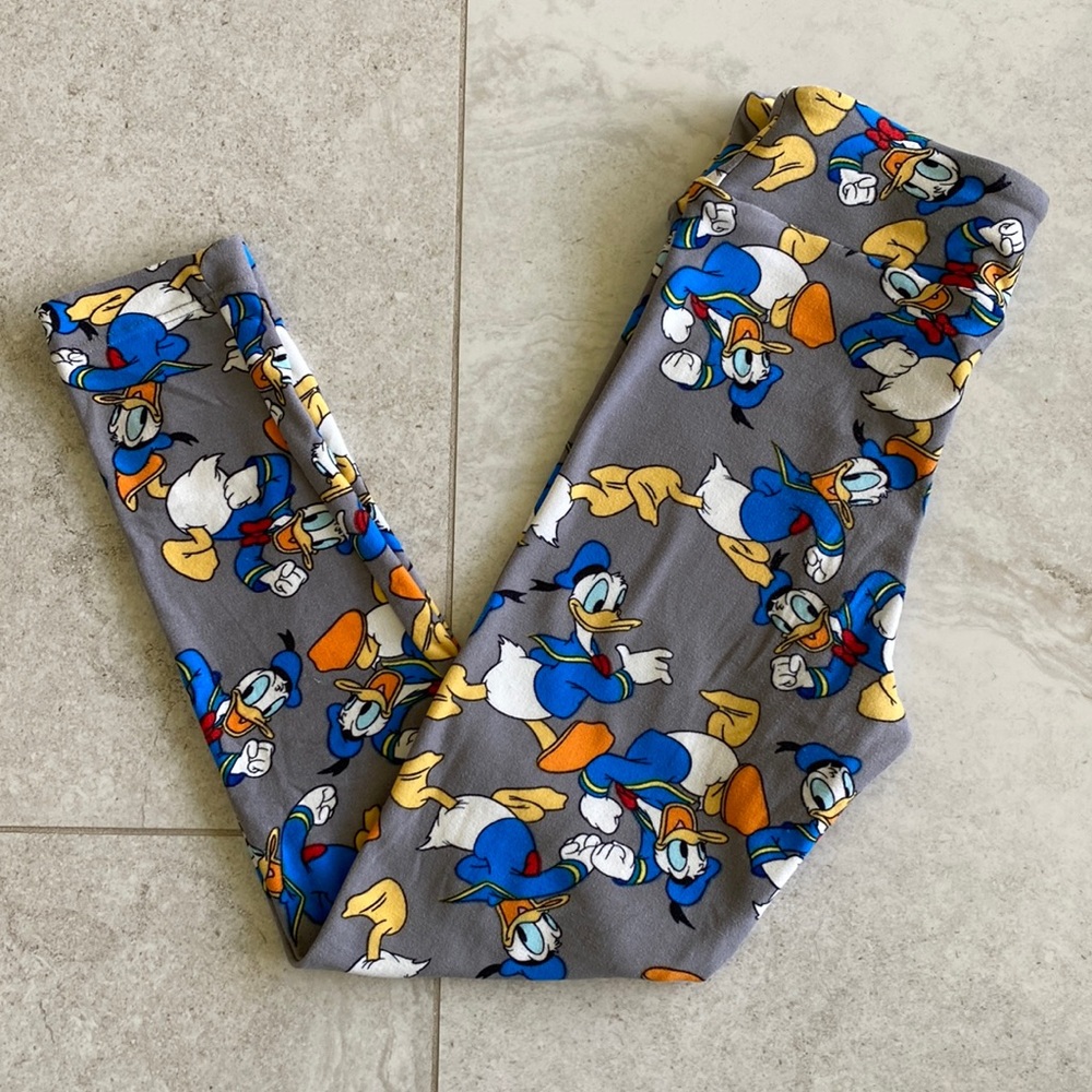 Donald Duck lularoe kids leggings